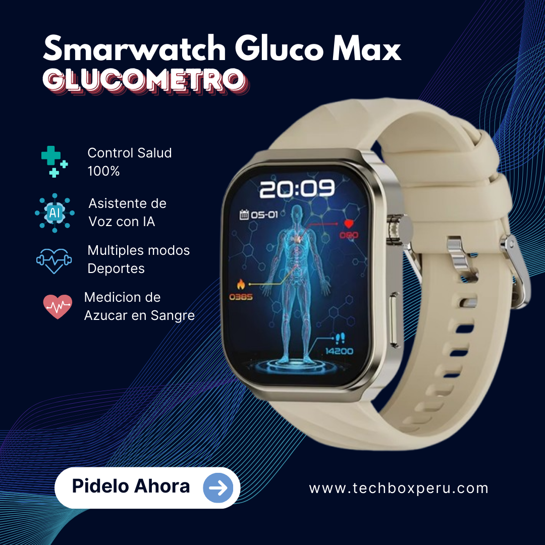 SMARTWATCH GLUCOMAX®︎ ORIGINAL