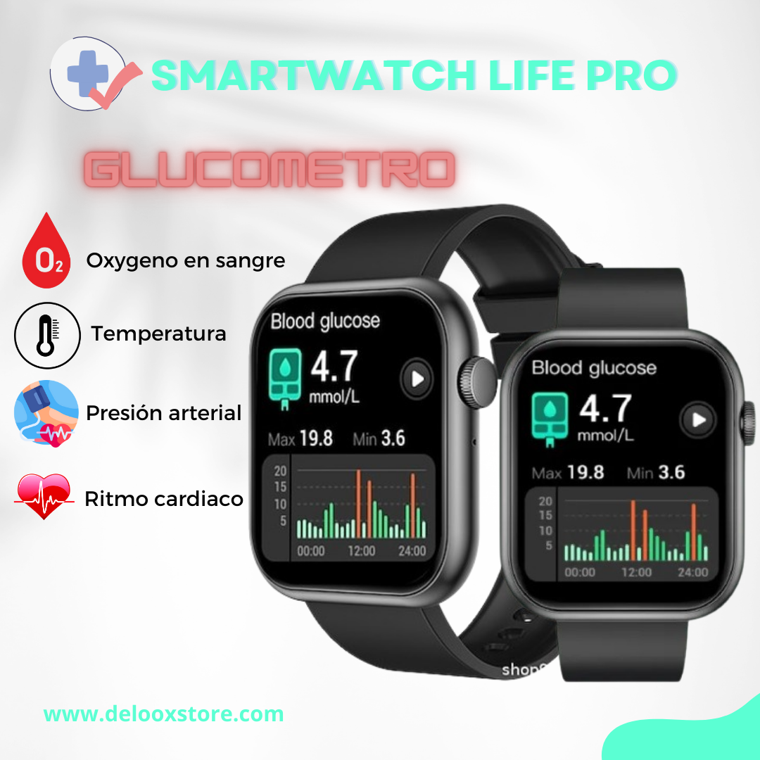 OFERTA SMARTWATCH LIFE PRO Glucometro