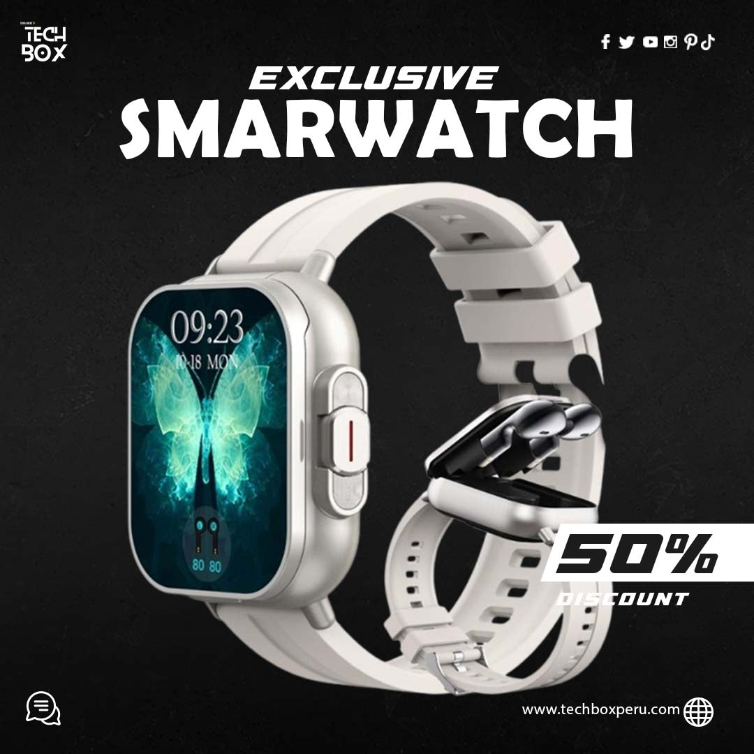 SMARTWATCH ALFA PRO®︎ 2 EN 1 (NUEVO)