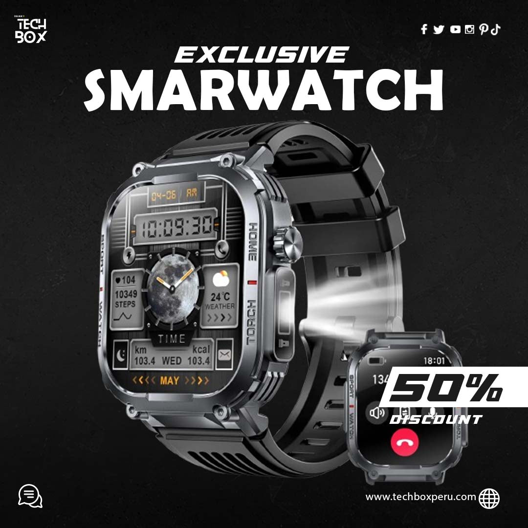 📢OFERTA SMARTWATCH MILITARY G-REX® (ORIGINAL)