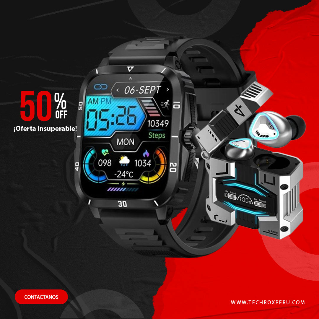 📢OFERTA SMARTWATCH MILITARY PRO 6 ULTRA