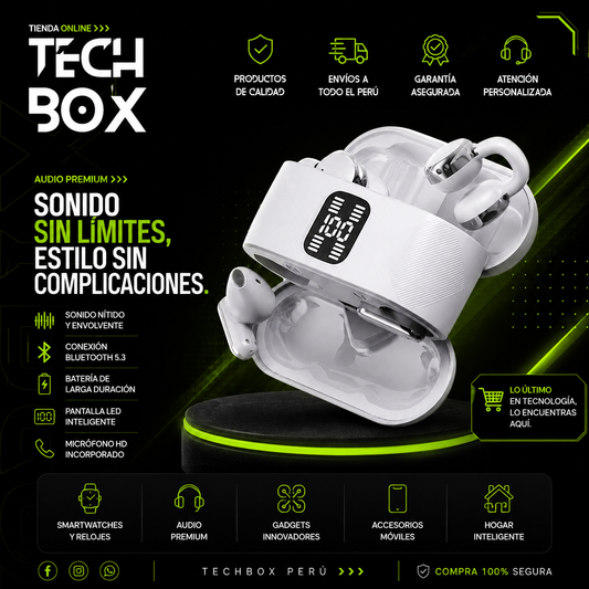EARBUS DUAL LED - 4 Audifonos en 1