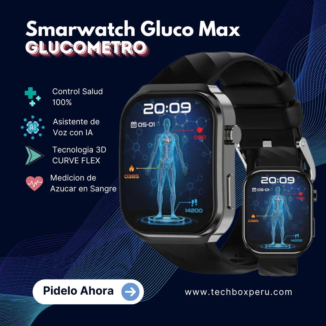 SMARTWATCH GLUCOMAX®︎ ORIGINAL